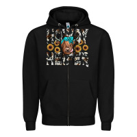Black howdy heıfer Zipper Hoodie - JahusDesignShop