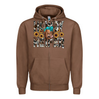 Chestnut howdy heıfer Zipper Hoodie - JahusDesignShop