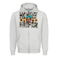 Dove Grey howdy heıfer Zipper Hoodie - JahusDesignShop