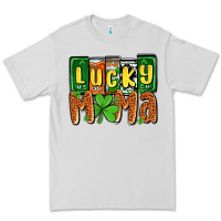 Dove Grey St. Patrick's lucky mama Premium Tee - OliviaCreatesArt
