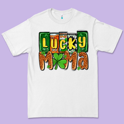 St. Patrick's Lucky Mama Premium Tee Designed By Oliviacreatesart