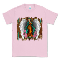 Bubblegum Pink lady of guadalupe Classic Tee - Jasminsmagicworld