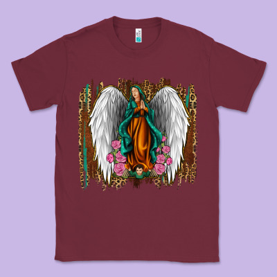 Lady Of Guadalupe Classic Tee Designed By Jasminsmagicworld
