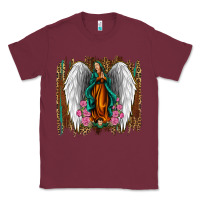 Burgundy lady of guadalupe Classic Tee - Jasminsmagicworld
