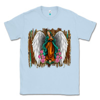 Dusty Blue lady of guadalupe Classic Tee - Jasminsmagicworld