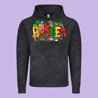 Barber Vintage Hoodie Designed By Cowhidedigitalart