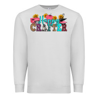 Dove Grey happy crafter Premium Sweatshirt - RanaPortraitStore