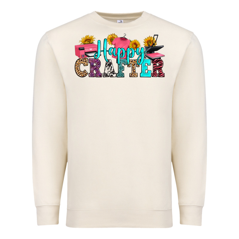 Happy Crafter Premium Sweatshirt by RanaPortraitStore | Teevron