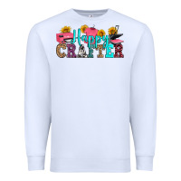 White happy crafter Premium Sweatshirt - RanaPortraitStore