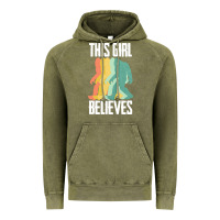 Vintage Olive bigfoot t  shirt bigfoot   this girl believes t  shirt Vintage Hoodie - DesigneFamous