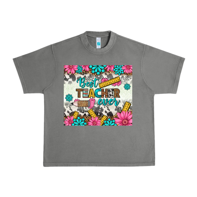 Best Teacher Ever Tumbler Urban Heavy Tee by BundleAndBundleShop | Teevron