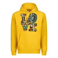 Lemon turquoise serape love Premium Hoodie - Jasminsmagicworld