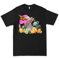 Black Easter rabbits and cross Premium Tee - OliviaCreatesArt