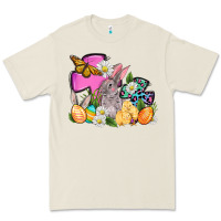 Bone Easter rabbits and cross Premium Tee - OliviaCreatesArt
