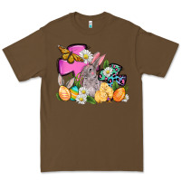 Cacao Easter rabbits and cross Premium Tee - OliviaCreatesArt