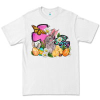 White Easter rabbits and cross Premium Tee - OliviaCreatesArt