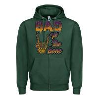 Sports Green bad to the bone Zipper Hoodie - JahusDesignShop
