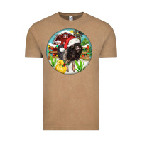 Vintage Coffee Baby pig Vintage Tee - FaDigitalArtStudio