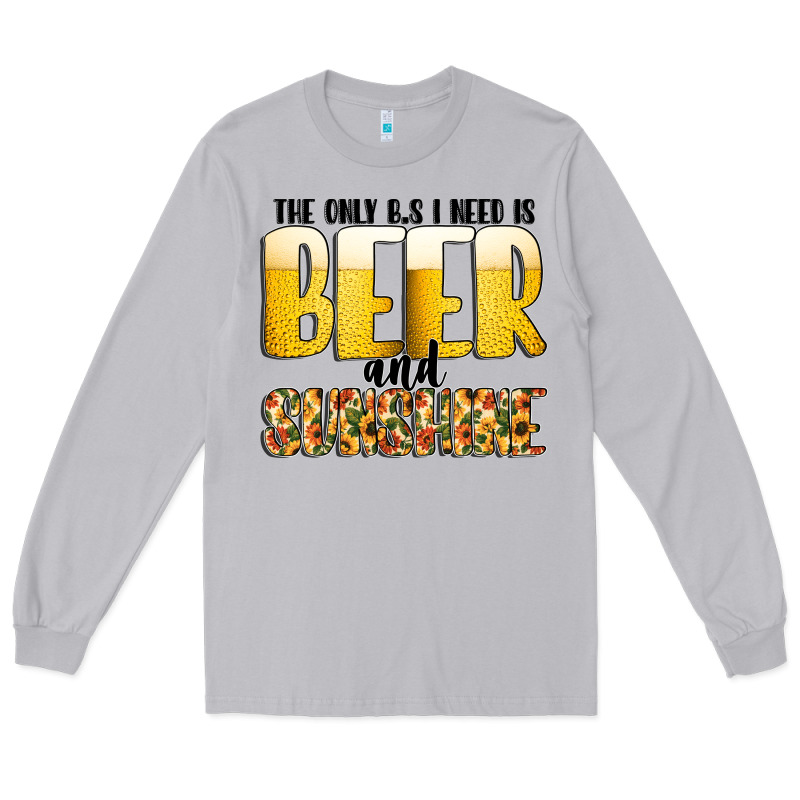 The Only C B S I Needis Beer And Sunshine Long Sleeve Tee by CowhideDigitalArt | Teevron