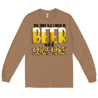 Toasted Coconut The Only c B s I NeedIs Beer And Sunshine Long Sleeve Tee - CowhideDigitalArt