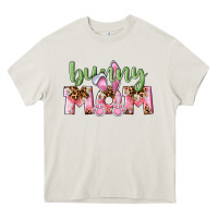 Cream Happy Easter Bunny Mom Heavy Core Tee - CowGirlArtShop