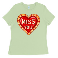 Matcha valentine's day hearts 6 Ladies Tee - FaDigitalArtStudio