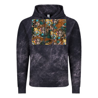 Cloud Black easter pattern Vintage Hoodie - CowhideDigitalArt