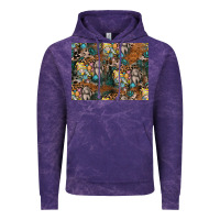 Cloud Purple easter pattern Vintage Hoodie - CowhideDigitalArt