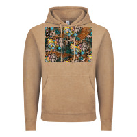 Vintage Coffee easter pattern Vintage Hoodie - CowhideDigitalArt