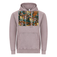 Vintage Zinc easter pattern Vintage Hoodie - CowhideDigitalArt