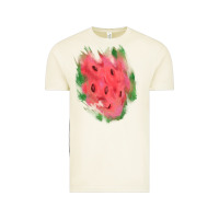 Vintage Arctic watermelon glitter watercolor brushstrokes patch Vintage Tee - RanaPortraitStore