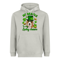 Moon Dust st.patricks day my beagle is my lucky charm Heavyweight Hoodie - RanaPortraitStore
