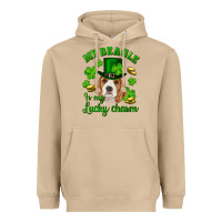 Mushroom st.patricks day my beagle is my lucky charm Heavyweight Hoodie - RanaPortraitStore