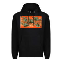 Black dinosaur brontosaurus sippy cup Premium Hoodie - Artiststas