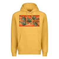 Mustard dinosaur brontosaurus sippy cup Premium Hoodie - Artiststas