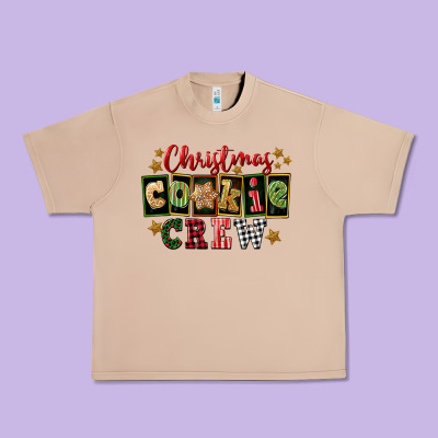 Christmas Cookie Crew Urban Heavy Tee Designed By Fadigitalartstudio