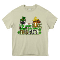Mossy St. Patrick's cat who needs luck when you are this Heavy Core Tee - CowGirlArtShop