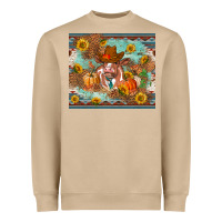 Mushroom Fall heifer cow Heavyweight Sweatshirt - RanaPortraitStore