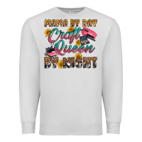 Dove Grey mama by day craft queen by night Premium Sweatshirt - RanaPortraitStore