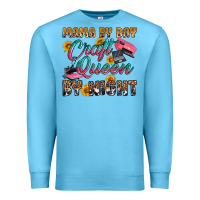 Ocean Blue mama by day craft queen by night Premium Sweatshirt - RanaPortraitStore