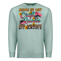 Seafoam mama by day craft queen by night Premium Sweatshirt - RanaPortraitStore