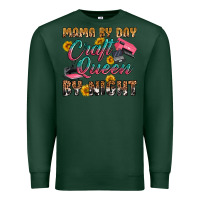 Sports Green mama by day craft queen by night Premium Sweatshirt - RanaPortraitStore