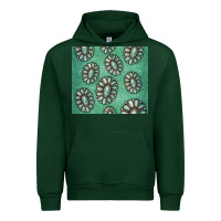 Foreset Green turquoise gemstone glitter Urban Hoodie - Jasminsmagicworld