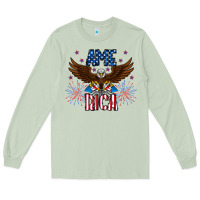 Matcha America eagle Long Sleeve Tee - CowhideDigitalArt