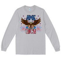 Moon Dust America eagle Long Sleeve Tee - CowhideDigitalArt