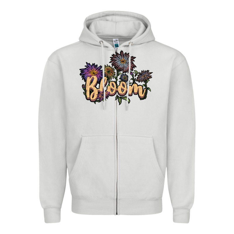 Bloom Zipper Hoodie by JahusDesignShop | Teevron