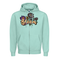Seafoam bloom Zipper Hoodie - JahusDesignShop