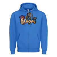 True Royal bloom Zipper Hoodie - JahusDesignShop