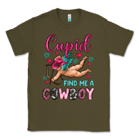 Army Green cupid find me a cowboy Classic Tee - OliviaCreatesArt