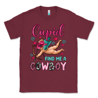 Burgundy cupid find me a cowboy Classic Tee - OliviaCreatesArt